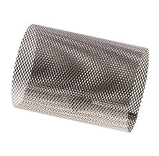 Tamis de rechange pour filtre à tamis, acier inoxydable, maille 0,5mm, 36x50mm [2 pièces]