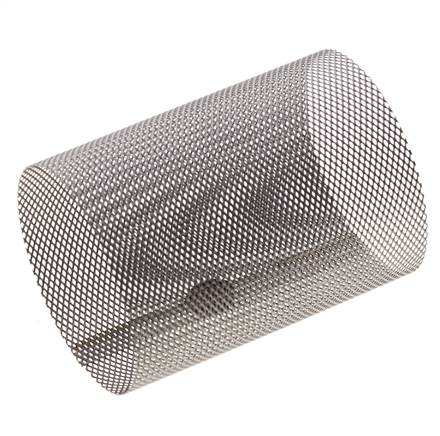 Tamis de rechange pour filtre à tamis, acier inoxydable, maille 0,5mm, 42x57mm [2 pièces]