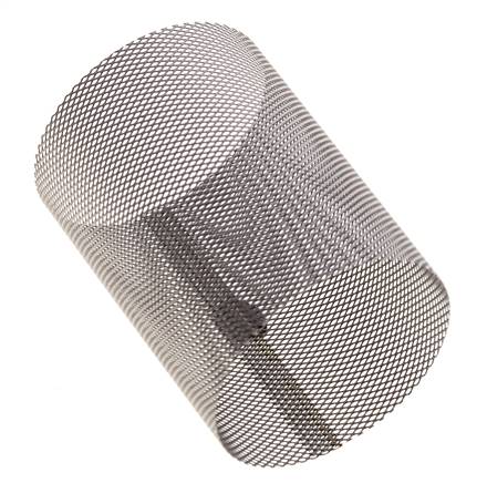Tamis de rechange pour filtre à tamis, acier inoxydable, maille 0,5mm, 42x57mm [2 pièces]