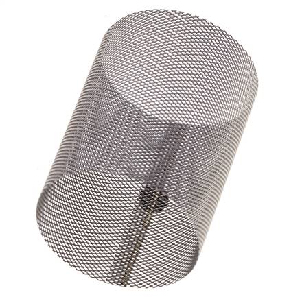 Tamis de rechange pour filtre à tamis, acier inoxydable, maille 0,5mm, 42x57mm [2 pièces]