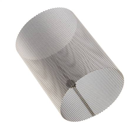 Tamis de rechange pour filtre à tamis, acier inoxydable, maille 0,5mm, 53x70mm [2 pièces]
