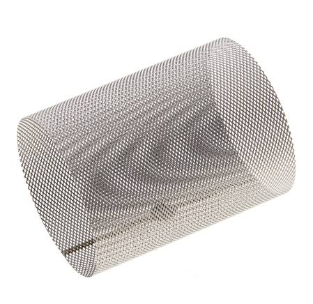 Tamis de rechange pour filtre à tamis, acier inoxydable, maille 0,5mm, 53x70mm [2 pièces]