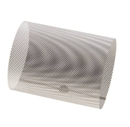 Tamis de rechange pour filtre à tamis, acier inoxydable, maille 0,5mm, 53x70mm [2 pièces]