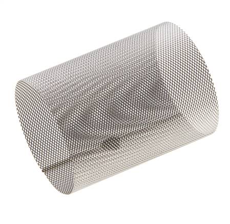 Tamis de rechange pour filtre à tamis, acier inoxydable, maille 0,5mm, 53x70mm [2 pièces]