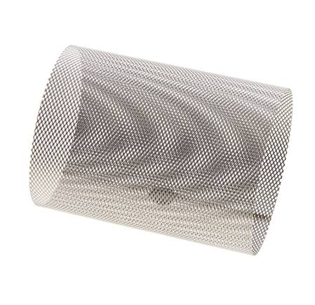 Tamis de rechange pour filtre à tamis, acier inoxydable, maille 0,5mm, 53x70mm [2 pièces]