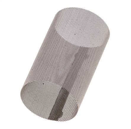 Tamis de rechange pour filtre à tamis, acier inoxydable, maille 0,2mm, 24x41mm [2 pièces]