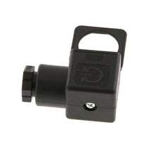 Connecteur d'électrovanne DIN 43650 forme A, taille 3, M16x1.5, 28mm, noir