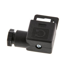 Connecteur d'électrovanne standard industriel forme B, taille 1, M16x1.5, 31mm, noir [2 pièces]