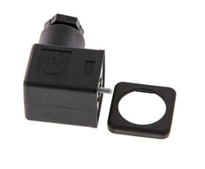 Connecteur d'électrovanne DIN 43650 forme A, taille 3, M16x1.5, 35mm, noir