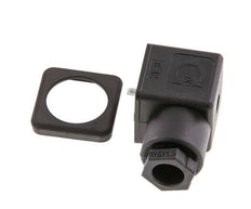 Connecteur d'électrovanne DIN 43650 forme A à 3 contacts, taille 3, M16x1.5, 28mm, noir