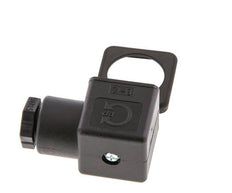 Connecteur d'électrovanne DIN 43650 forme A à 3 contacts, taille 3, M16x1.5, 28mm, noir