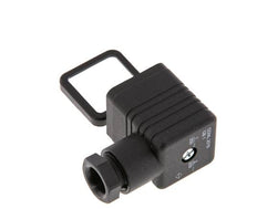 Connecteur d'électrovanne DIN 43650 forme A, taille 3, M16x1.5, 36mm, noir