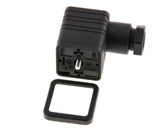 Connecteur d'électrovanne DIN 43650 forme A, taille 3, M16x1.5, 36mm, noir