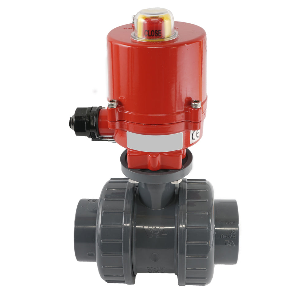 32mm 12V AC VDL 2-way PVC Electrical ball valve