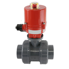 32mm 120V AC VDL 2-way PVC Electrical ball valve