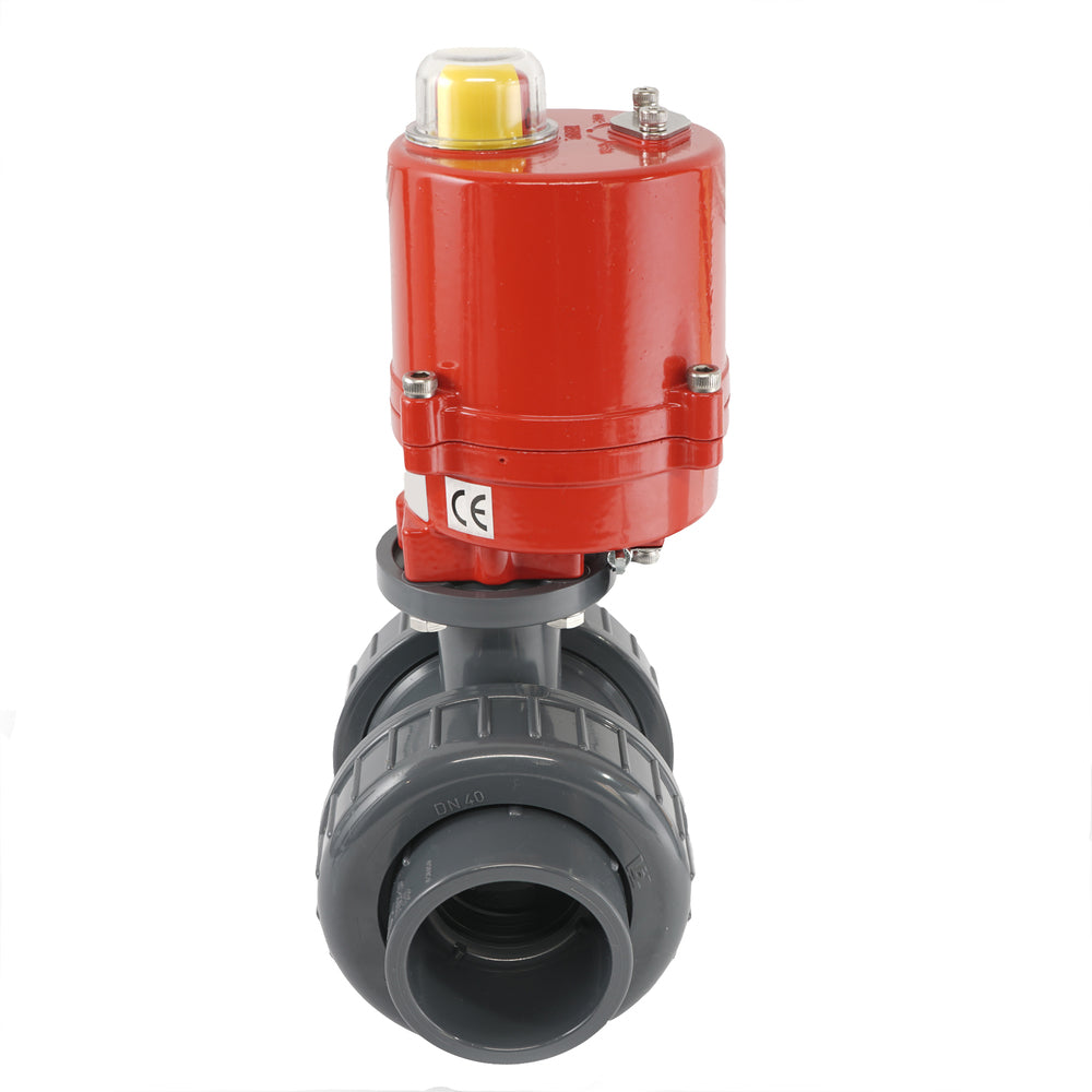 50mm 230V AC VDL 2 voies PVC vanne à bille électrique