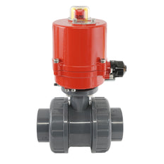 50mm 230V AC VDL 2-way PVC Electrical ball valve