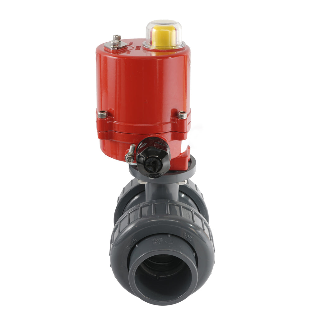 32mm 12V AC VDL 2-way PVC Electrical ball valve