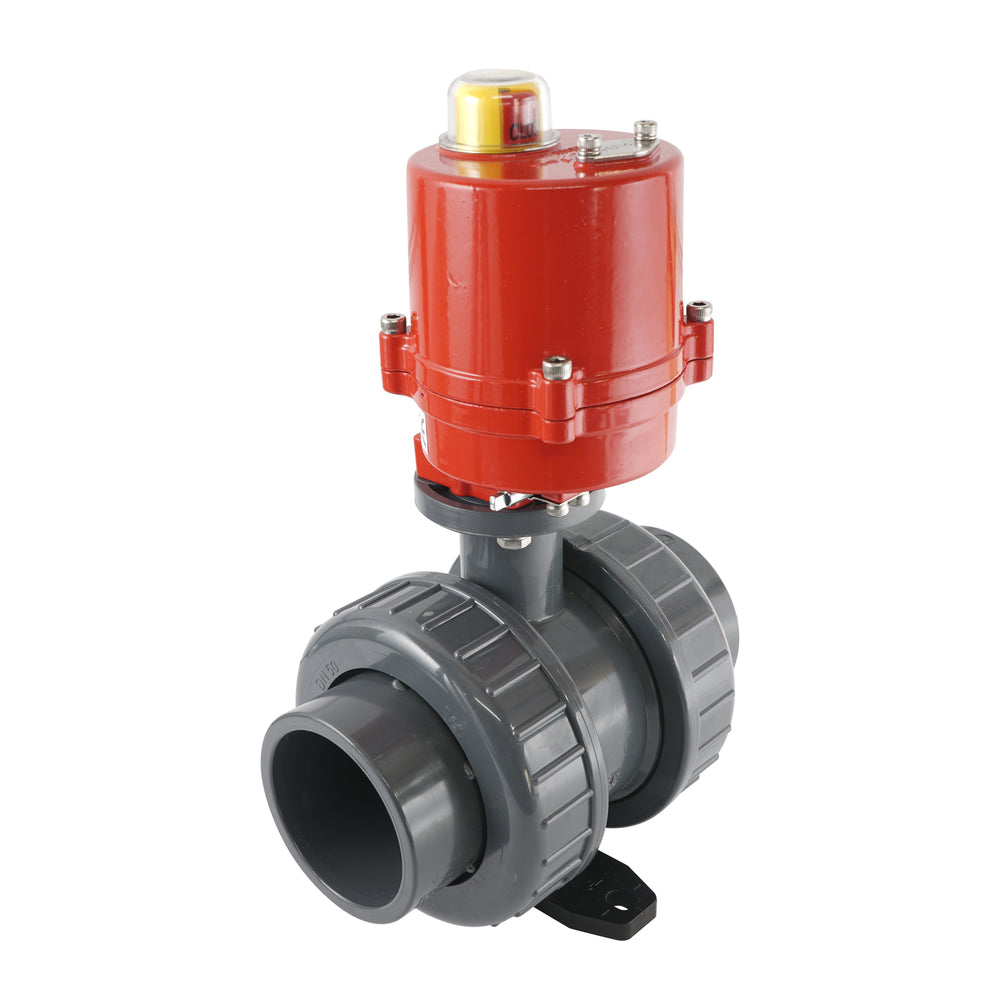 63mm 12V AC VDL 2-way PVC Electrical ball valve