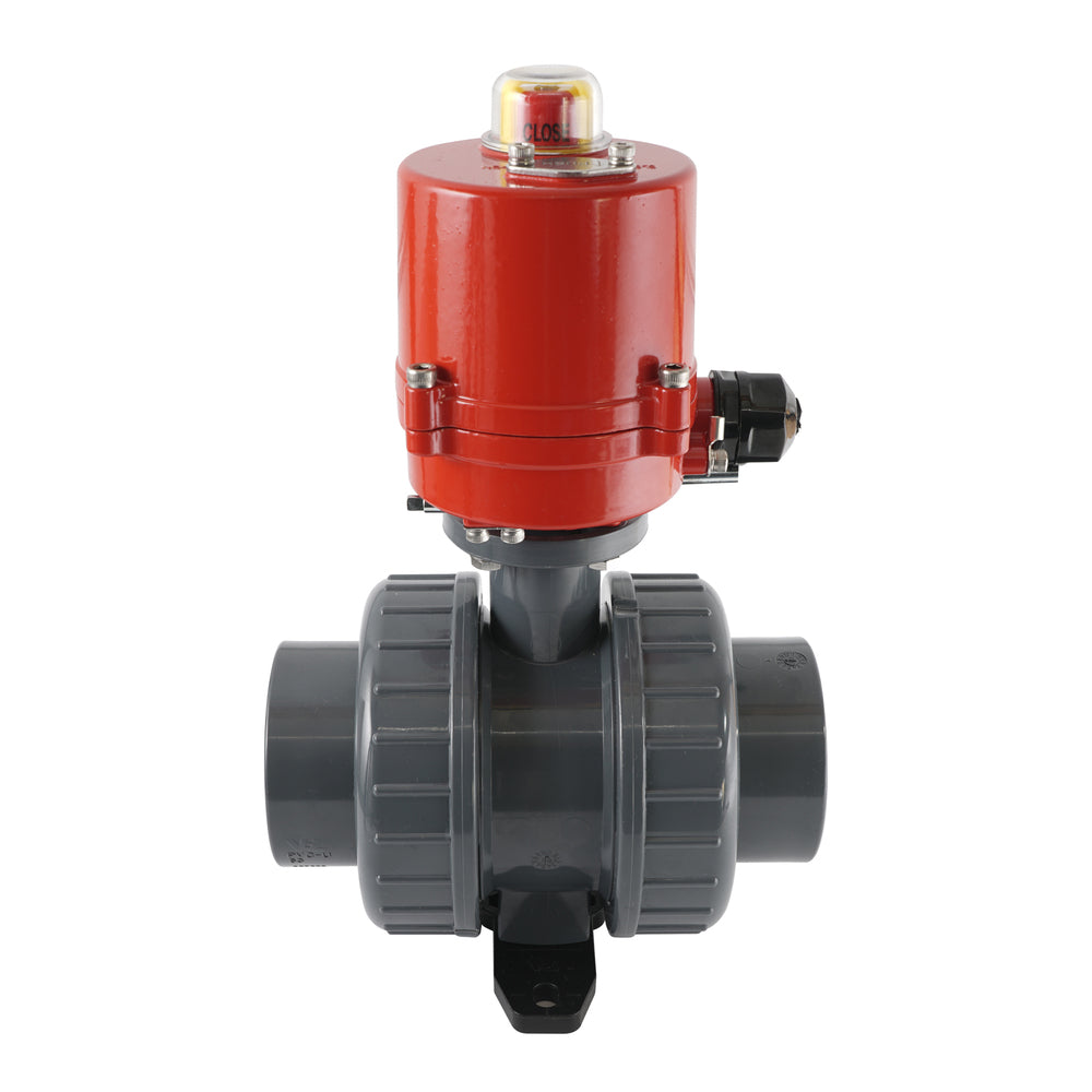 63mm 24V AC VDL 2-way PVC Electrical ball valve