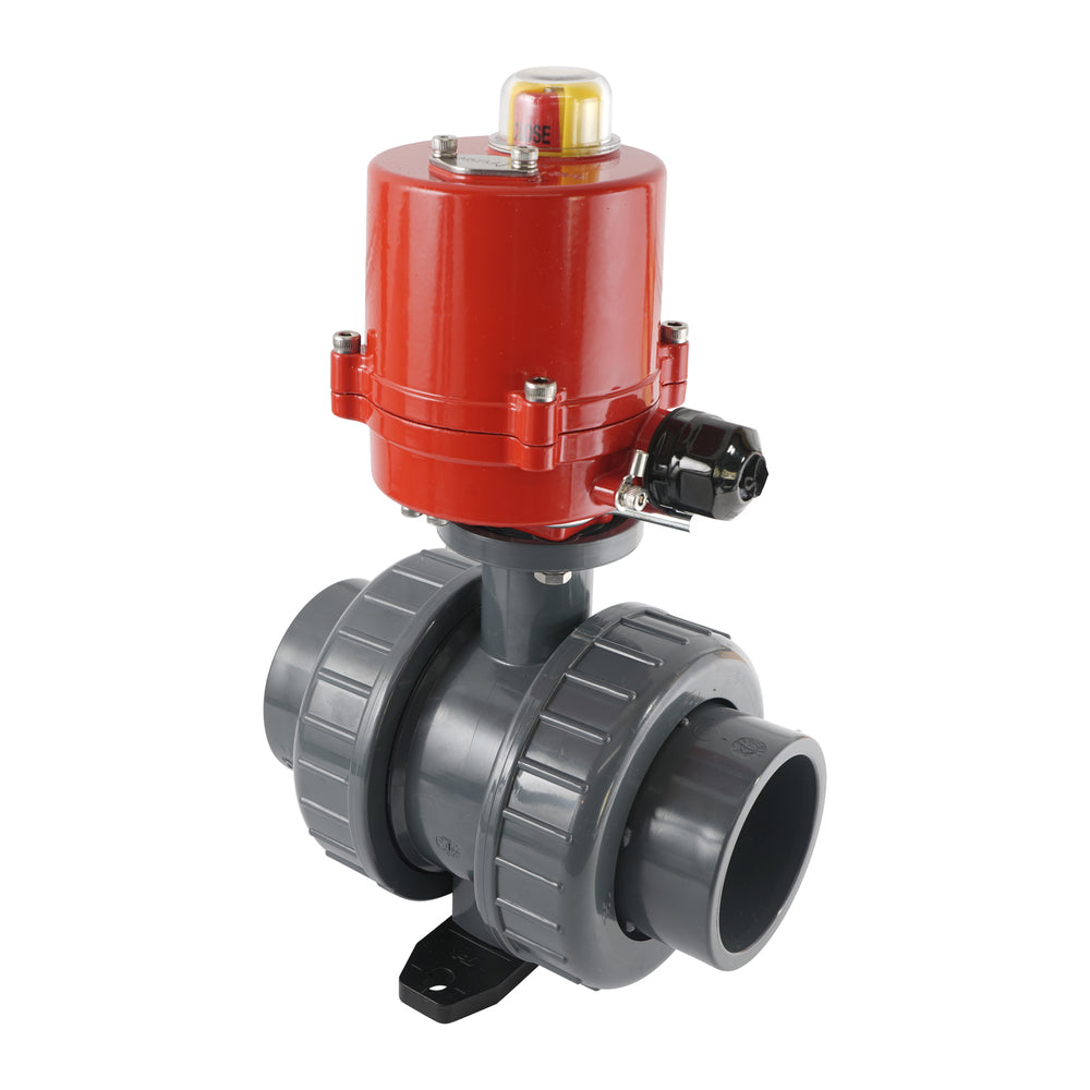 63mm 24V AC VDL 2-way PVC Electrical ball valve