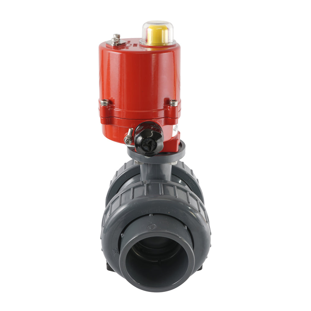 63mm 12V DC VDL 2-way PVC Electrical ball valve