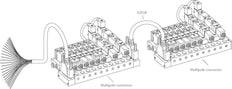 12x Multipole-Connector YPC SF4000 Valves 24VDC