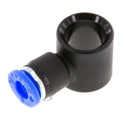 6mm L-Banjo Push-in Fitting PBT/POM NBR Banjo bolt G1/4'' [10 Pieces]