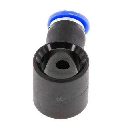 6mm L-Banjo Push-in Fitting PBT/POM NBR Banjo bolt G1/4'' [10 Pieces]